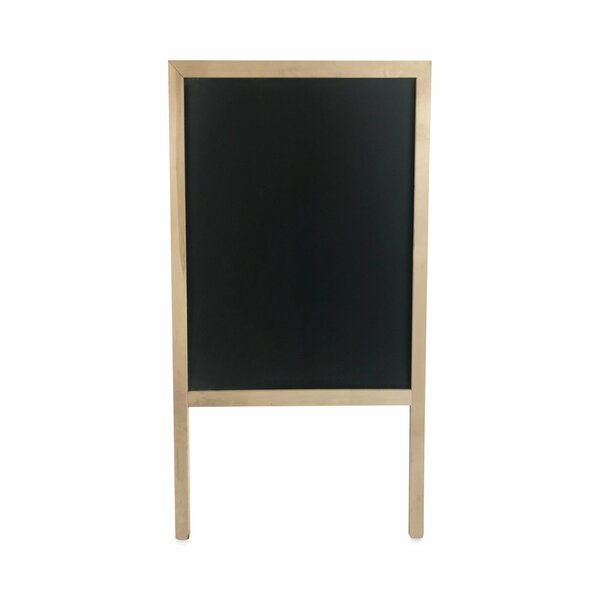 Flipside Black Chalkboard Marquee Board. 24 x 42, Natural Wood Frame 31222